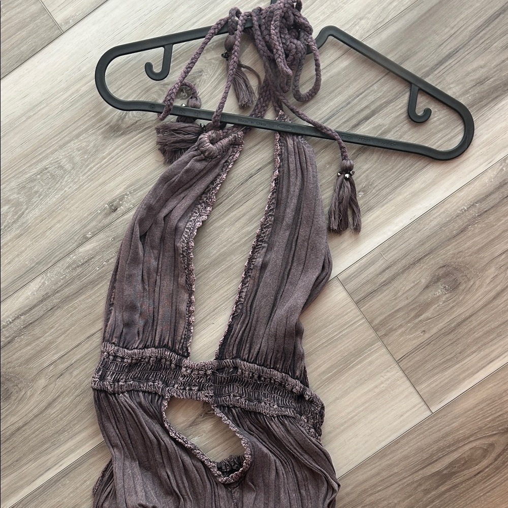 Boho Me Plunging Halter Maxi Dress - Picture 6 of 7